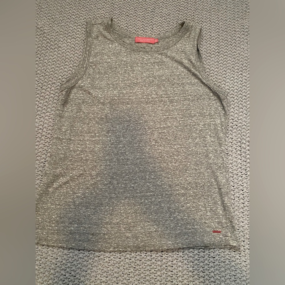 Grey sweater vest
